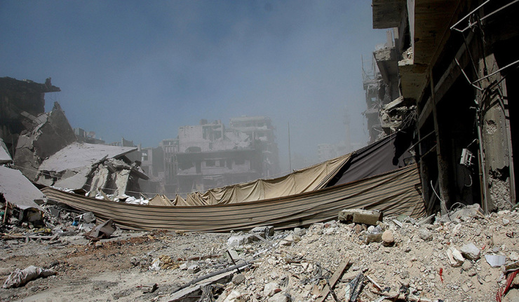 сирия война разрушения хомс